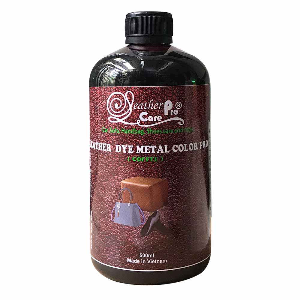 Thuốc nhuộm da bò, thuốc nhuộm giày da, túi xách – Leather Dye Metal Color Pro (Coffee-Tan)