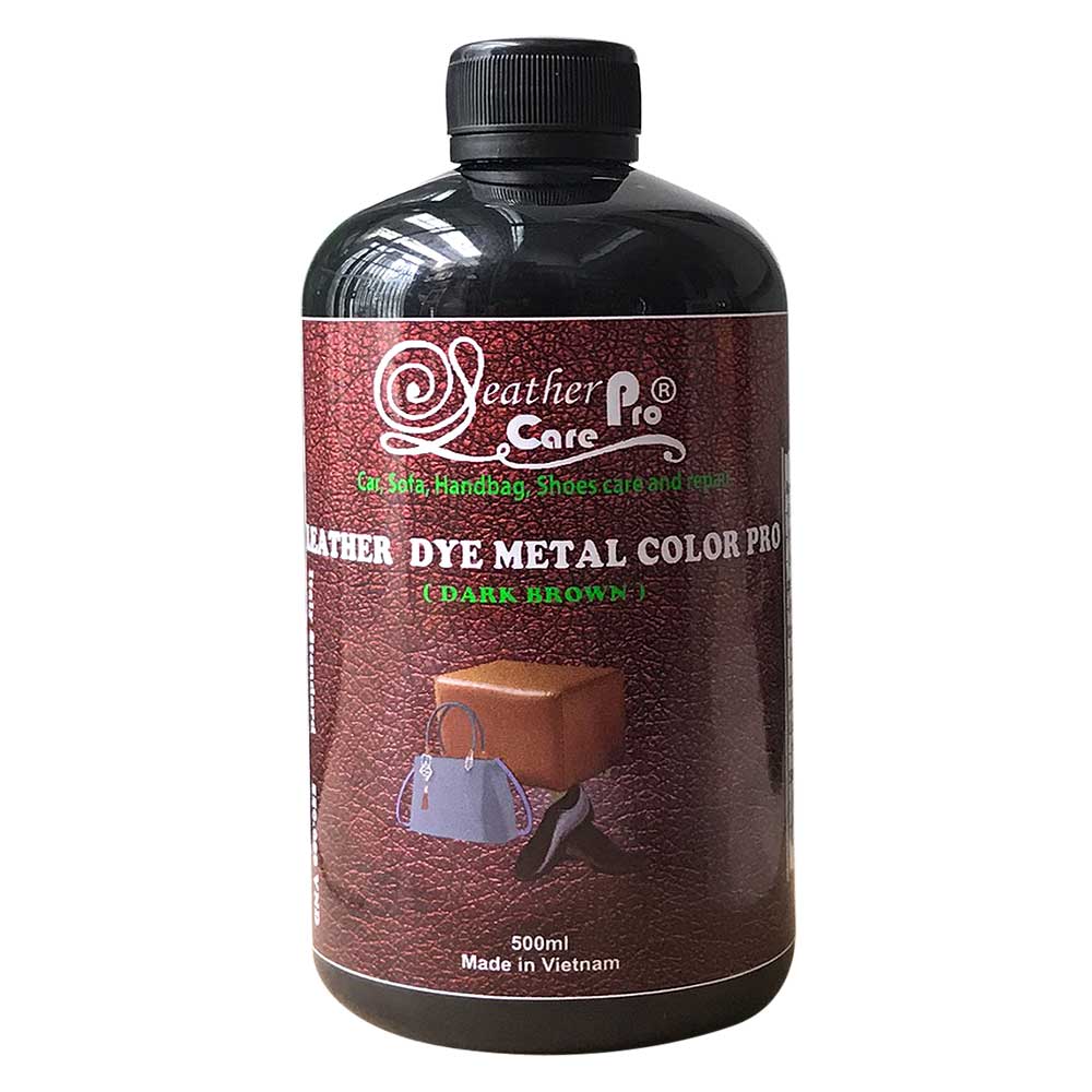 Thuốc nhuộm da bò, thuốc nhuộm túi xách da – Leather Dye Metal Color Pro (Dark Brown)